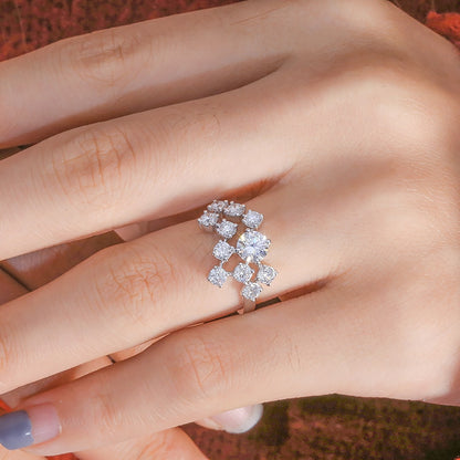 Round Moissanite Engagement Ring, 1.5 ctw — view 5