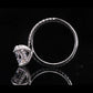 D Color Moissanite Ring 4.0 carat 8X10mm Radaint Cut engagement ring