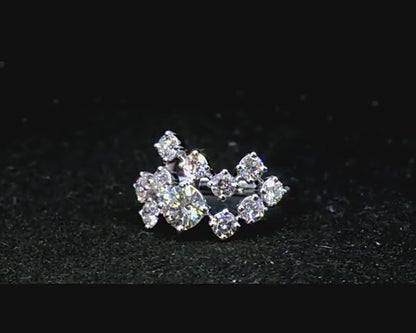 Round Moissanite Engagement Ring, 1.5 ctw